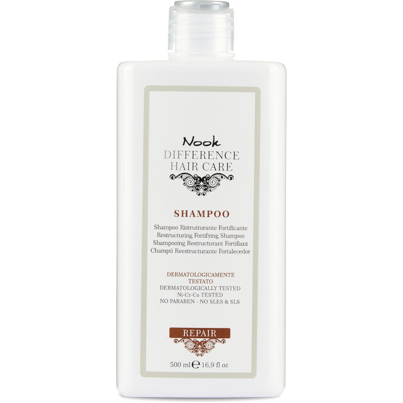 Shampoing professionnel réparateur de NOOK Difference Hair Care 500ml - Maneliss