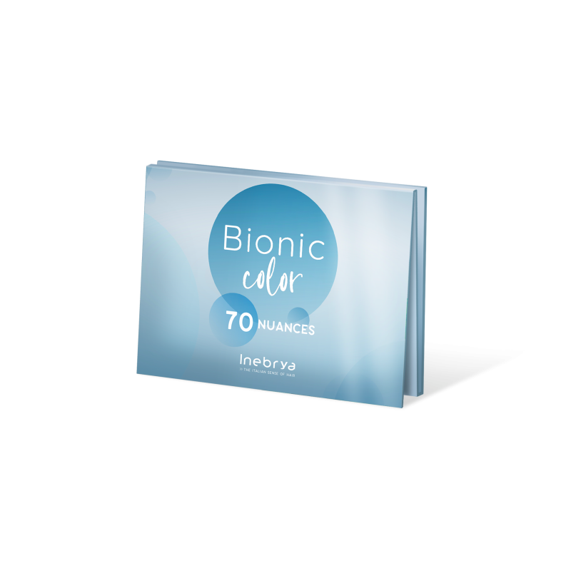 Nouveau nuancier Bionic Color 70 nuances Inebrya - Maneliss - Coloration sans ammoniaque.